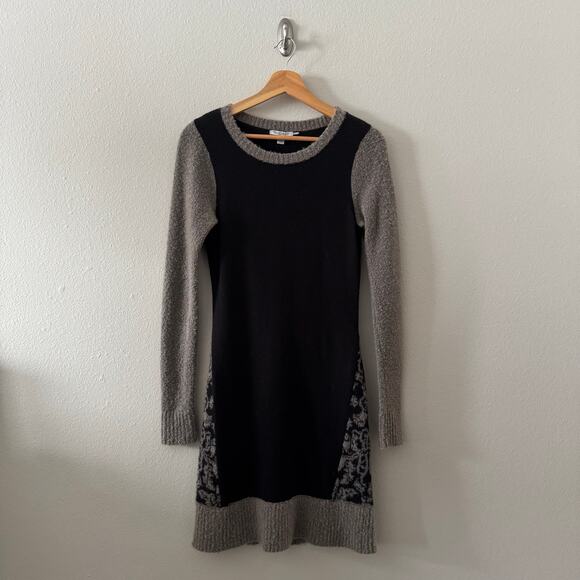 Toad & Co Brown Wool Boucle Lucianna Sweater Dress Tunic SMALL - Picture 2 of 15